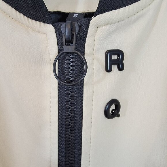 Unisex Full Zip Windbreaker Raincoat Jacket Sz Small Pockets- RQ EUC - Picture 3 of 9